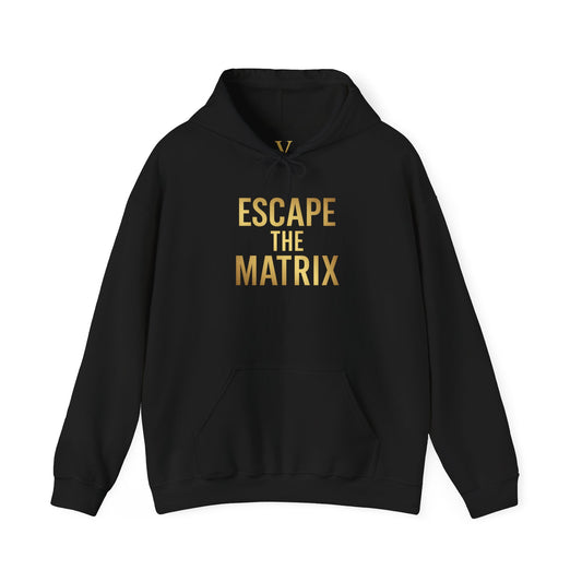 Escape the Matrix Hoodie - Cozy Unisex Sweatshirt for Trendy Souls, Perfect for Casual Outings, Parties, Game Nights, Gift Ideas