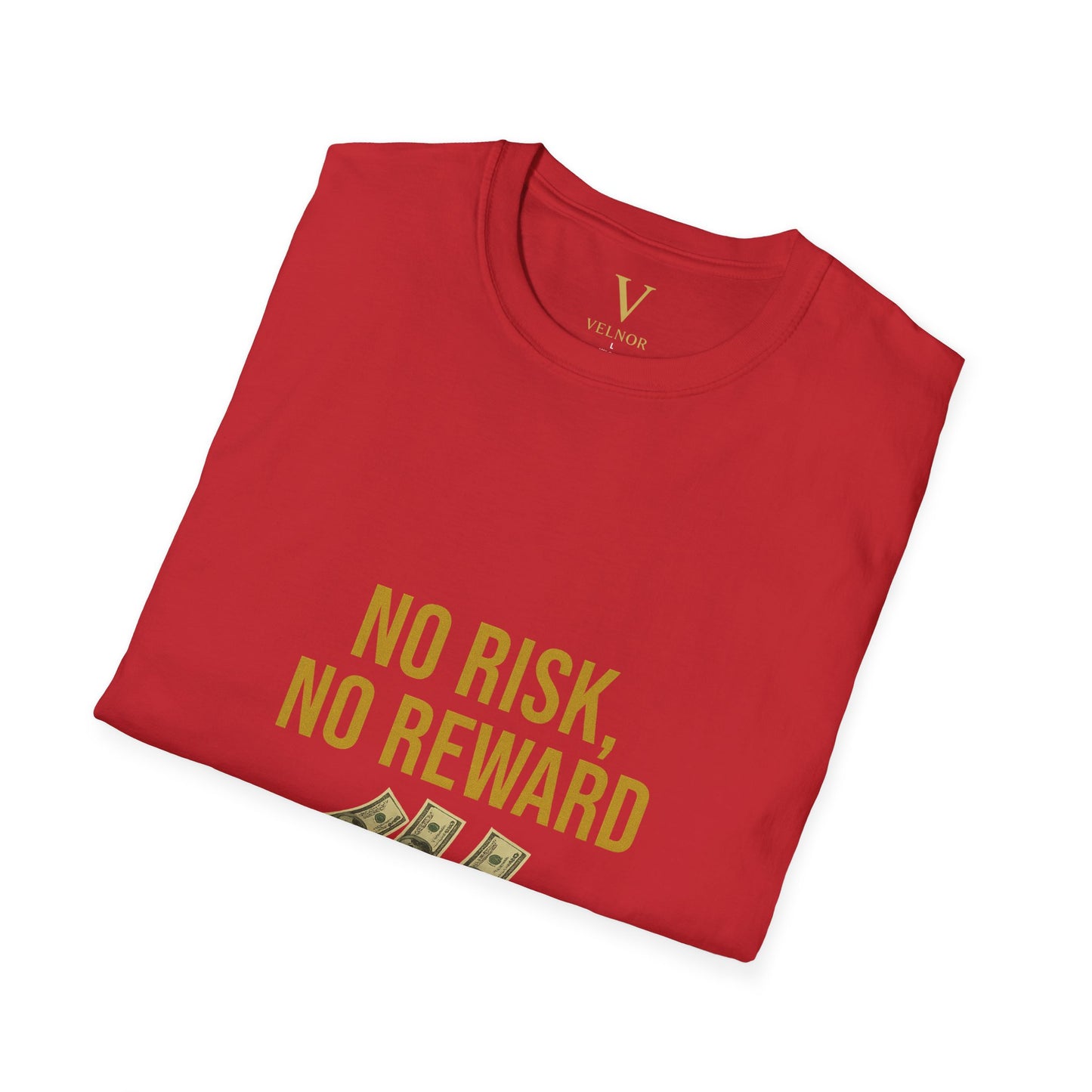 No Risk, No Reward T-Shirt, Motivational Tee, Funny Quote Shirt, Casual Wear, Gift for Entrepreneurs