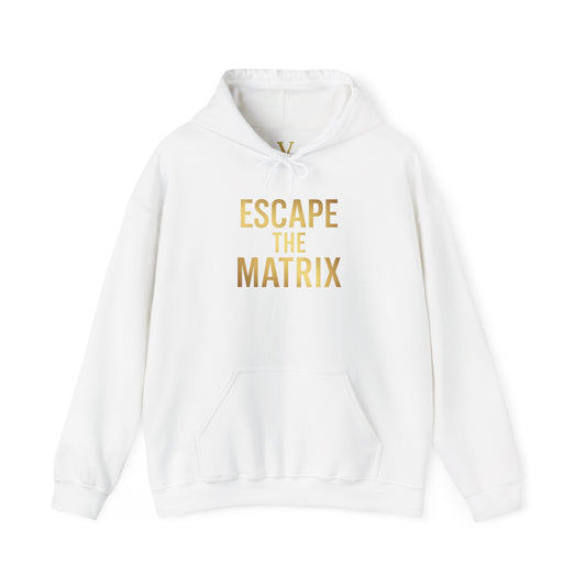 Escape the Matrix Hoodie - Cozy Unisex Sweatshirt for Trendy Souls, Perfect for Casual Outings, Parties, Game Nights, Gift Ideas