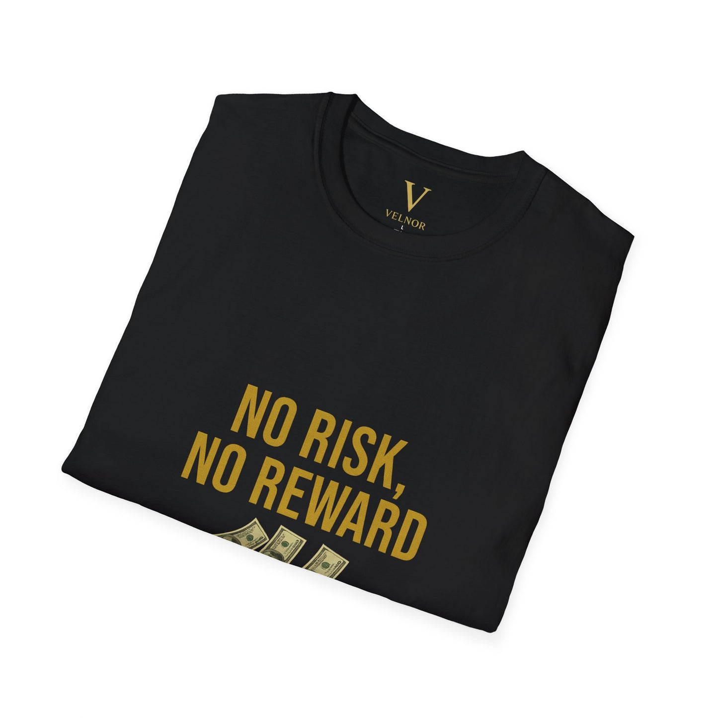No Risk, No Reward T-Shirt, Motivational Tee, Funny Quote Shirt, Casual Wear, Gift for Entrepreneurs