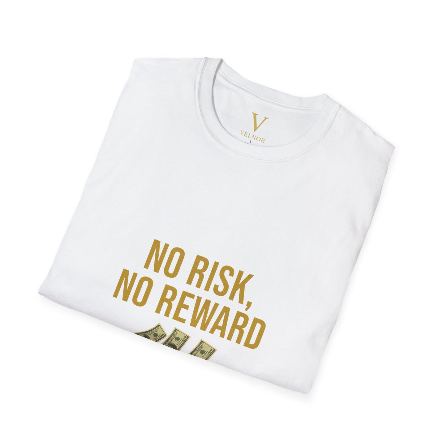 No Risk, No Reward T-Shirt, Motivational Tee, Funny Quote Shirt, Casual Wear, Gift for Entrepreneurs