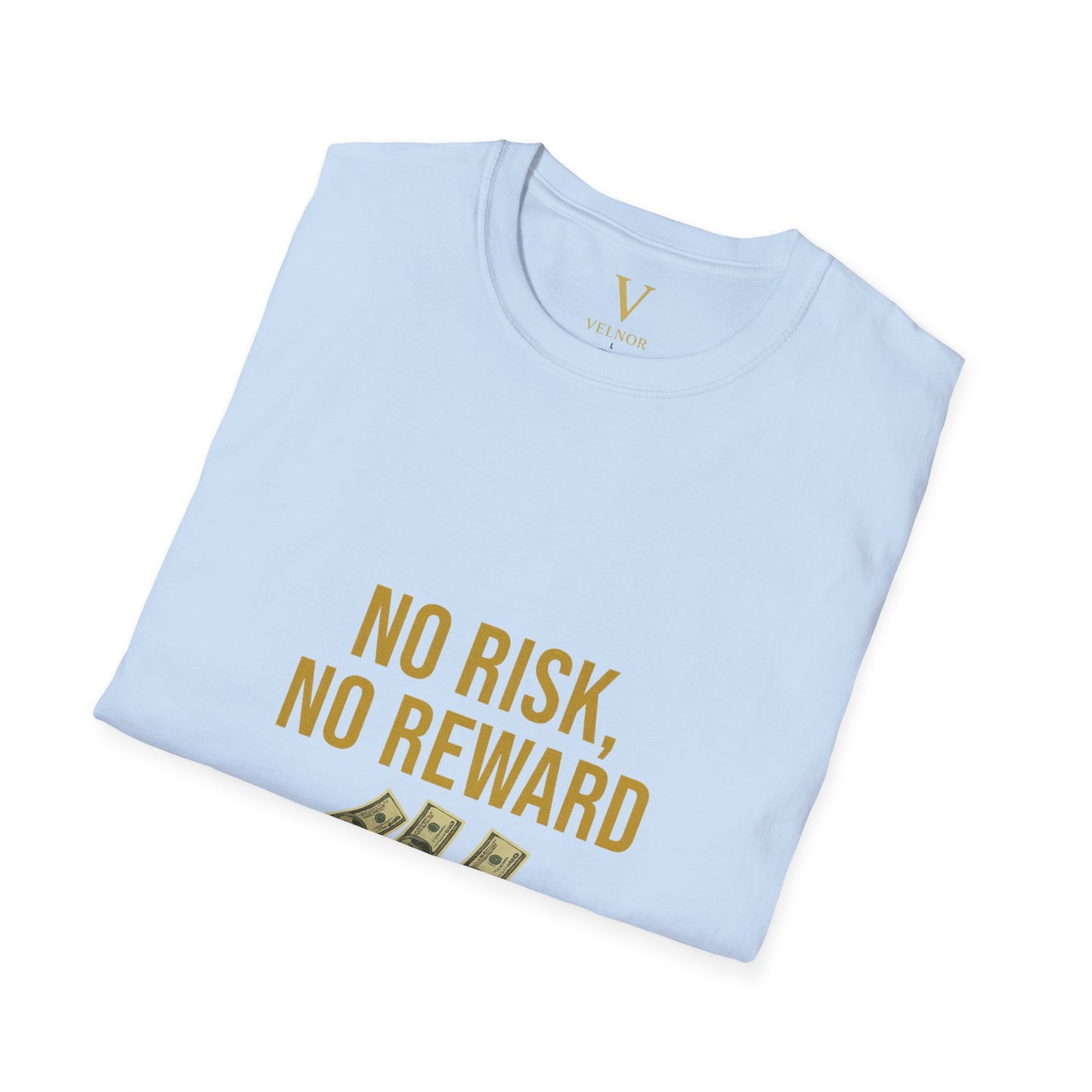 No Risk, No Reward T-Shirt, Motivational Tee, Funny Quote Shirt, Casual Wear, Gift for Entrepreneurs
